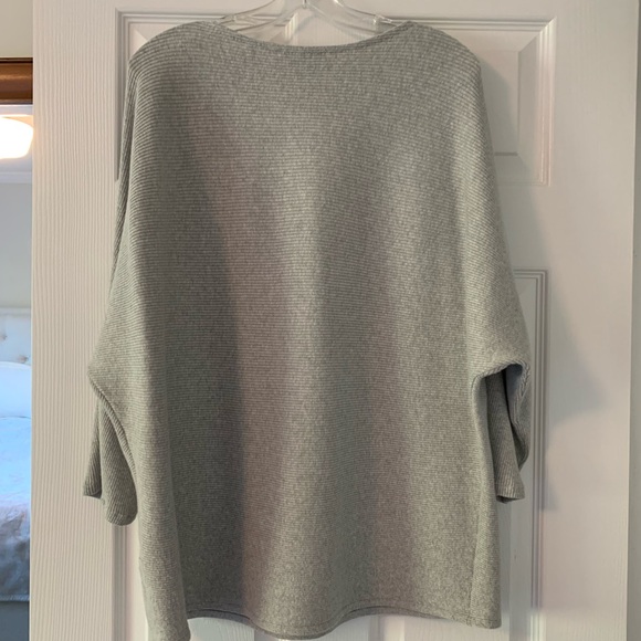 The Reset Ribbed Pullover Pewter L/XL - Picture 2 of 2